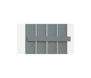 Eastbrook Malmesbury Matt Grey Flat Style Towel Hanger 470mm