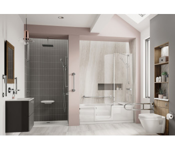 Trojan Bathe Easy Style Walk-in Shower Bath 1700mm x 750mm