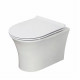 Iona Viva Rimless Wall Hung Pan with Soft Close Seat