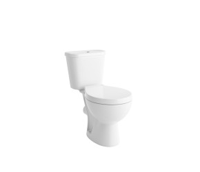 Iona Swift Close Coupled Toilet with Cistern and Soft Close Seat
