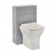 Iona Eve Pebble Grey Back to Wall Toilet WC Unit 500mm