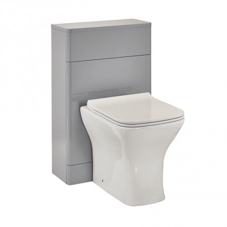 Iona Eve Pebble Grey Back to Wall Toilet WC Unit 500mm