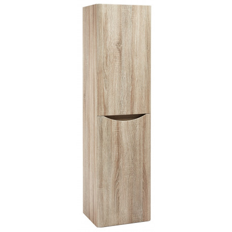 Iona Contour Bardolino Driftwood Oak 1500mm Tall Boy Bathroom Storage Unit