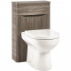 Iona Contour Avola Grey Back To Wall Toilet WC Unit 500mm