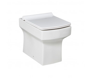 Iona Vola Back To Wall Toilet Pan with Slimline Seat