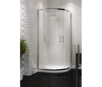 Iona A6 Easy Clean Double Door Quadrant Shower Door 900mm
