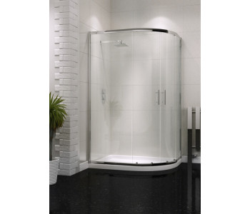 Iona A6 Easy Clean Double Door Offset Quadrant Shower Door 1200mm x 900mm