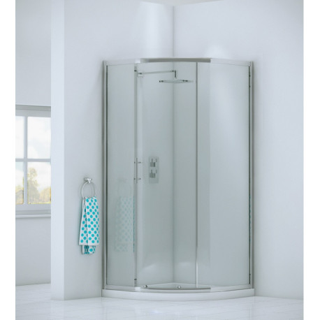 Iona A6 Easy Clean Single Door Quadrant Shower Door 800mm