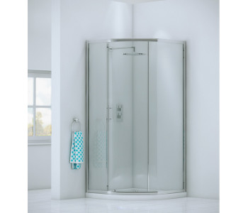 Iona A6 Easy Clean Single Door Quadrant Shower Door 800mm