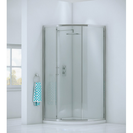 Iona A6 Easy Clean Single Door Quadrant Shower Door 900mm