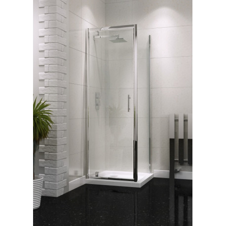 Iona A6 Easy Clean Pivot Shower Door 800mm