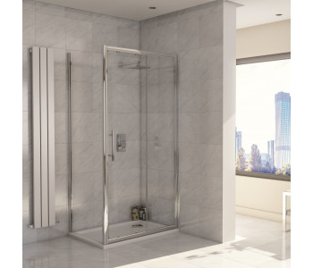 Iona A8 Easy Clean 8mm Glass Sliding Shower Door 1000mm