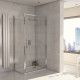 Iona A8 Easy Clean 8mm Glass Sliding Shower Door 1600mm