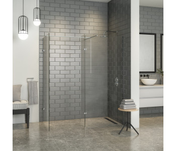 Iona A10 Easy Clean 10mm Glass Wetroom Shower Panel 600mm x 2000mm
