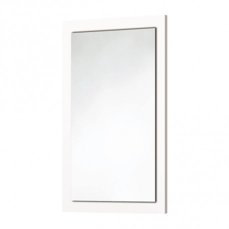 Iona Gloss White Wooden Frame Mirror 800mm x 500mm