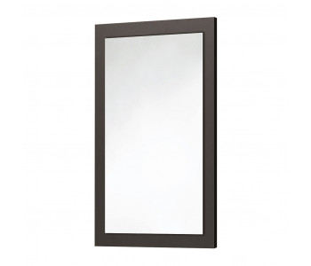 Iona Matt Grey Wooden Frame Bathroom Mirror 900mm x 600mm