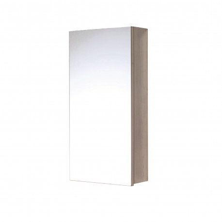 Iona Single Door Stainless Steel Mirror Cabinet 600mm x 300mm