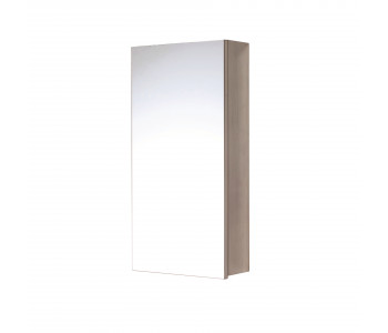 Iona Single Door Stainless Steel Bathroom Mirror Cabinet 600mm x 300mm