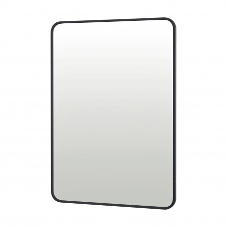 Iona Noire Black Soft Rectangle Mirror 700mmx 500mm