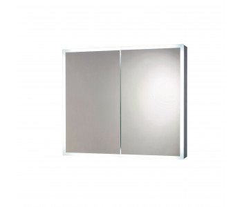 Iona LED Double Door Bathroom Mirror Cabinet 700mm x 600mm