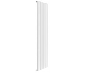 Reina Wave White Aluminium Single Panel Vertical Radiator 1800mm x 412mm