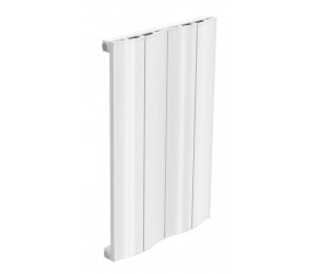 Reina Wave White Aluminium Single Panel Horizontal Radiator 600mm x 412mm
