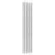 Reina Neval White Aluminium Double Panel Oval Tube Vertical Radiator 1800 x 345