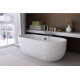 Iona Riviera Gloss White Freestanding Bath 1655mm x 750mm