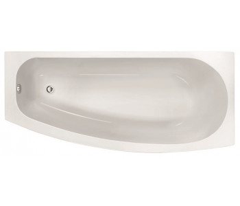 Iona Space Saver Shower Bath 1695mm x 695mm Left Hand with Panel and Screen