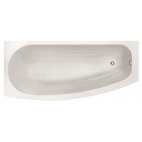 Iona Space Saver Shower Bath 1695mm x 695mm Right Hand with Panel and Screen