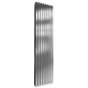 Reina Flox Polished Stainless Steel Double Panel Flat Radiator 1800mm x 472mm