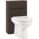 Iona Contour Wolf Grey Back To Wall Toilet WC Unit 500mm