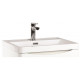 Iona Contour Wolf Grey Wall Hung Two Drawer Vanity Unit and Basin 600mm