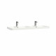 Iona Contour Gloss White Floor Mounted Two Drawer Vanity Unit and Basin 1200mm