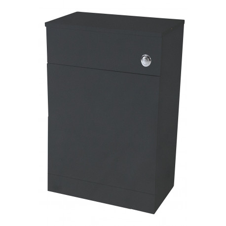 Iona Verona Anthracite Back To Wall Toilet WC Unit 500mm