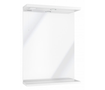 Iona Verona Gloss White Bathroom Mirror Unit With Lights 550mm