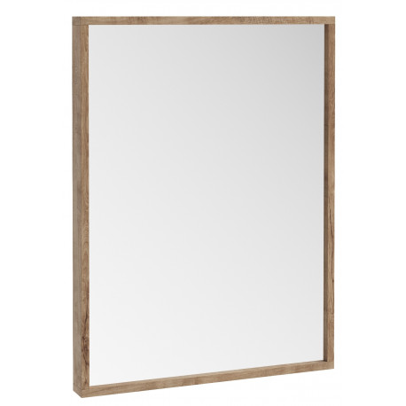 Iona Illumo Rustic Oak Bathroom Mirror 800mm x 600mm