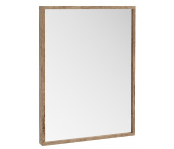 Iona Illumo Rustic Oak Bathroom Mirror 800mm x 600mm