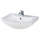 Iona Verona Gloss White Floor Standing Bathroom Vanity Unit and Basin 650mm