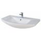 Iona Verona Gloss White Floor Standing Bathroom Vanity Unit and Basin 850mm
