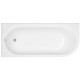 Iona J Shaped Shower Bath 1700mm x 750mm Left Hand with Panel