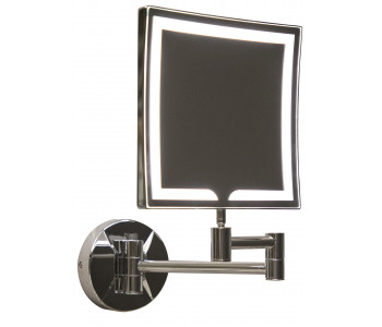 Iona Square LED Wall Mounted Make-Up Bathroom Mirror 200mm