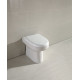 Kartell Bijou Back To Wall Toilet Pan with Soft Close Seat