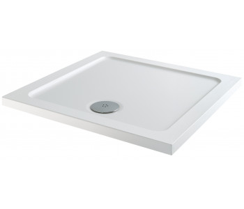 Iona 40mm Stone Resin Square Shower Tray 800mm x 800mm