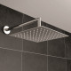 Iona Square Concealed Thermostatic Shower Valve With Overhead Shower