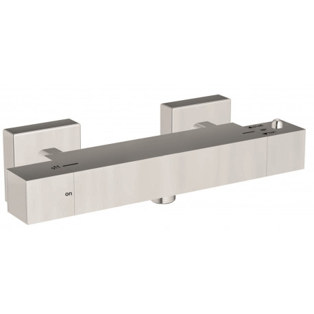 Iona Chrome Square Exposed Bar Shower Valve WRAS Approved