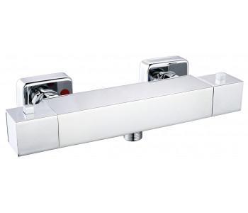 Iona Chrome Square Cool Touch Exposed Bar Shower Valve