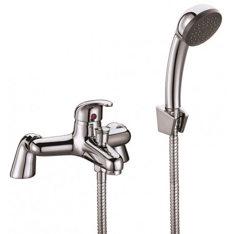 Iona Entry Thermostatic Bath Shower Mixer Wall And Deck Mounted