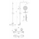 Iona Entry Thermostatic Shower Valve With Rigid Riser Kit