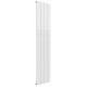 Reina Casina White Aluminium Single Panel Vertical Radiator 1800mm x 375mm